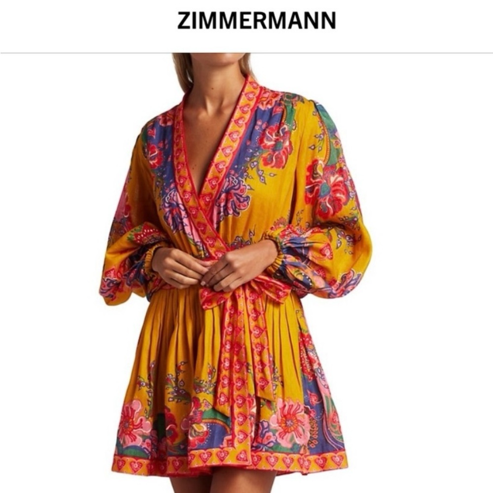 Zimmermann Lovestruck dress with wrap belt